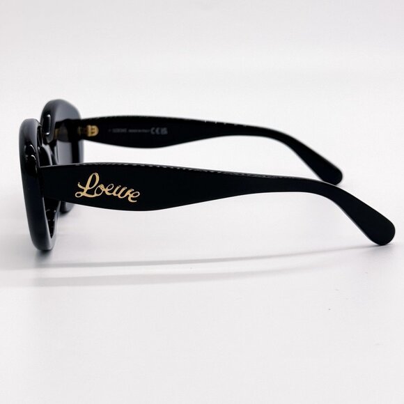 NEW LW40153I 01A, LOEWE BLACK WOMEN SUNGLASSES LOEWE - Picture 5 of 10